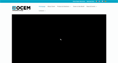 Desktop Screenshot of ocem.com